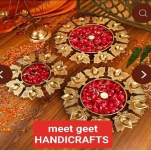 Brass urli set of three